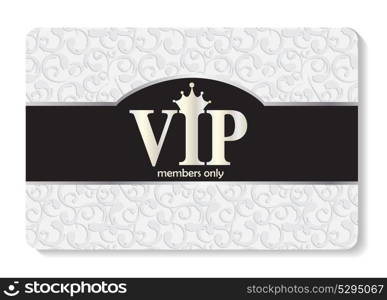 Platinum VIP Members Card Vector Illustration EPS10. VIP Members Card Vector Illustration
