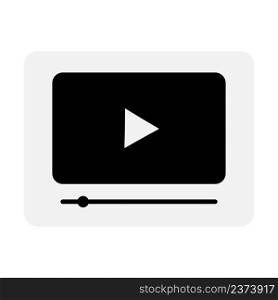 Play button strip icon, great design for any purposes. Film, movie. Video play button. Vector illustration. stock image. EPS 10. . Play button strip icon, great design for any purposes. Film, movie. Video play button. Vector illustration. stock image.