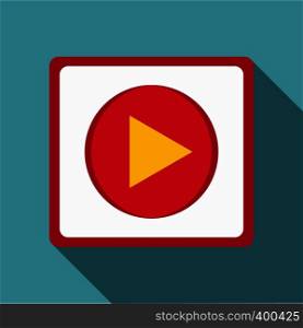 Play icon. Flat illustration of play vector icon for web. Play icon, flat style
