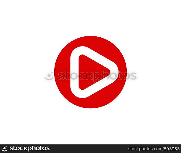 play logo vector ilustration template