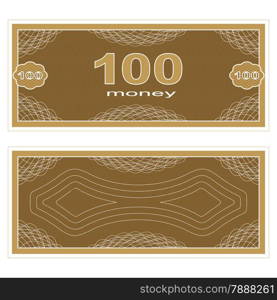 Play money. One Hundred