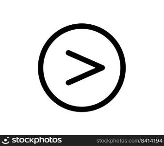 Play vector logo icon in trendy flat style isolated on white background. Illustration media flat sign symbol for apps and websites.. Play vector logo icon in trendy flat style isolated on white background. Illustration media flat sign symbol for apps and websites