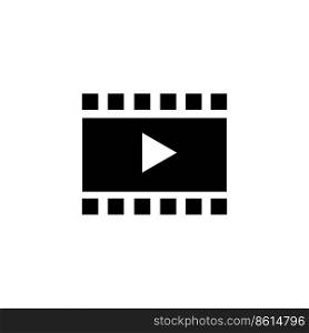 play video icon logo vector design template