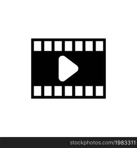 Play Video, Multimedia Movie Player. Flat Vector Icon illustration. Simple black symbol on white background. Play Video, Multimedia Movie Player sign design template for web and mobile UI element. Play Video, Multimedia Movie Player. Flat Vector Icon illustration. Simple black symbol on white background. Play Video, Multimedia Movie Player sign design template for web and mobile UI element.