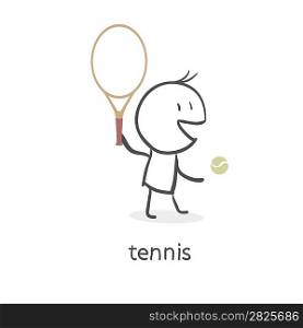 Player in tennis