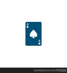 Playing card icon vector ilustration template