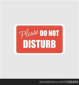 Please do not disturb hotel design - Vector illustration. Please do not disturb hotel design - Vector