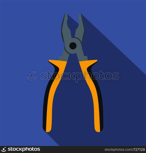 Pliers icon. Flat illustration of pliers vector icon for web. Pliers icon, flat style