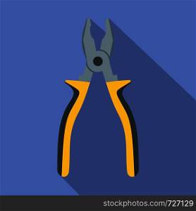 Pliers icon. Flat illustration of pliers vector icon for web. Pliers icon, flat style