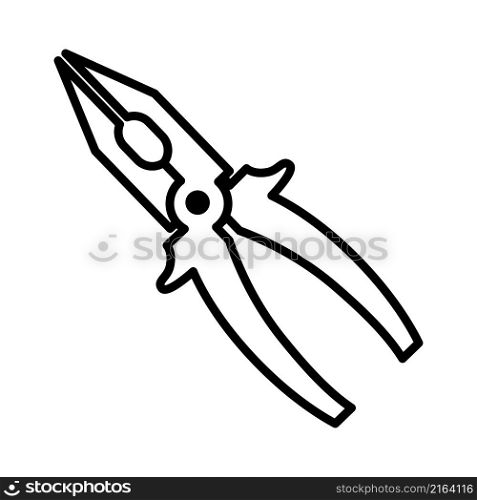 Pliers icon vectors sign and symbols on trendy design