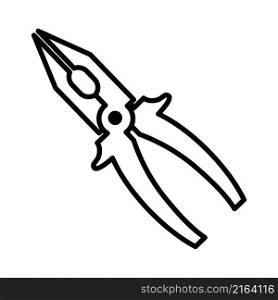 Pliers icon vectors sign and symbols on trendy design