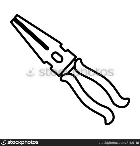 Pliers icon vectors sign and symbols on trendy design