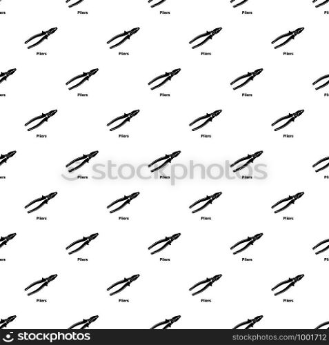 Pliers pattern vector seamless repeating for any web design. Pliers pattern vector seamless