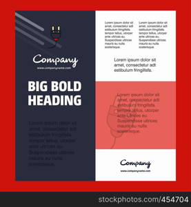 Plough Business Company Poster Template. with place for text and images. vector background