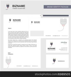 Plough Business Letterhead, Envelope and visiting Card Design vector template