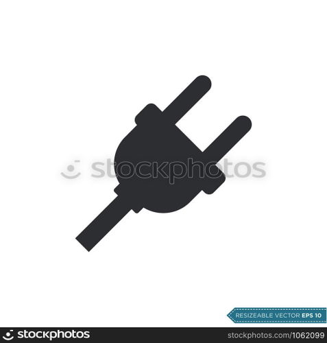 Plug Cable Icon Vector Template