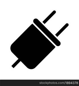 Plug icon. Electricity symbol. Vector illustration set isolated on white.