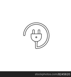 plug icon vector illustration symbol design