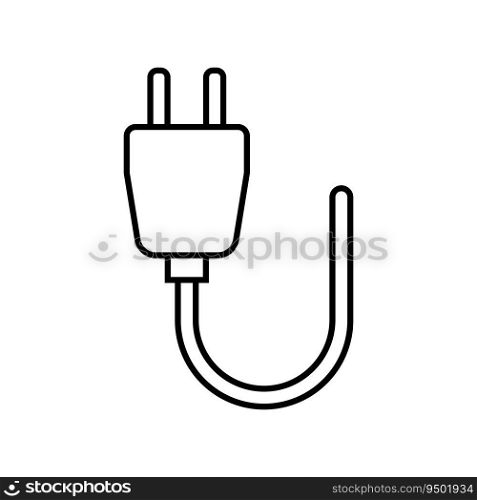 plug socket icon vector template illustration logo design
