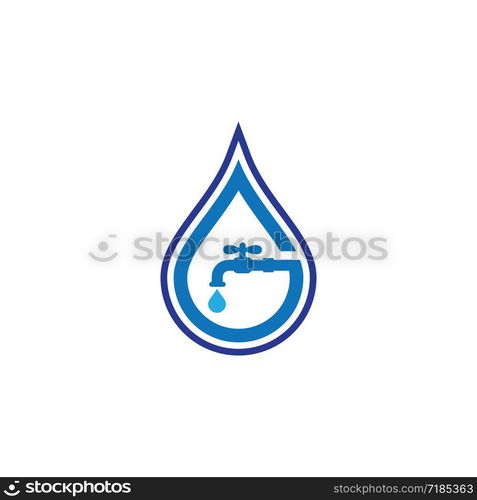 Plumbing icon logo creative vector illustration