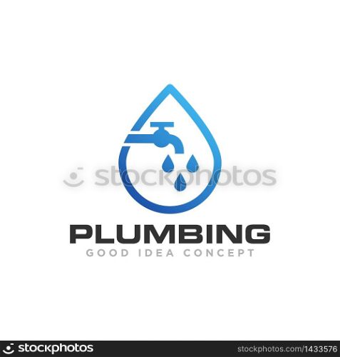 Plumbing Logo Icon Design Vector