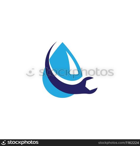 Plumbing logo ilustration vector template