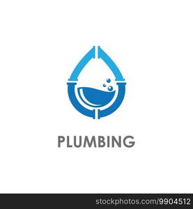 Plumbing logo vector design business template