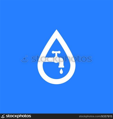 Plumbing service logo vector template illustration
