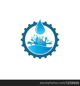 plumbing vector illustration logo icon design