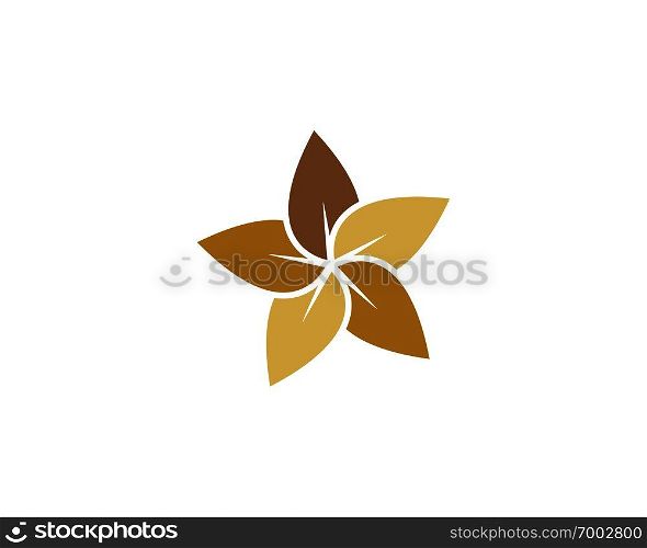 Plumeria flower icon vector illustration design logo template - Vector
