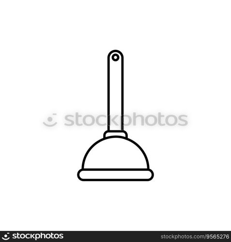 plunger icon vector template illustration logo design