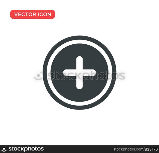 Plus Icon Vector Illustration Design