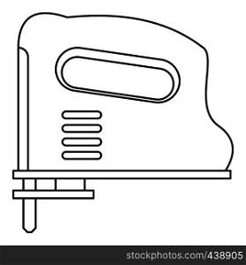 Pneumatic gun icon in outline style isolated vector illustration. Pneumatic gun icon outline