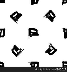 Pneumatic gun pattern repeat seamless in black color for any design. Vector geometric illustration. Pneumatic gun pattern seamless black