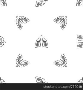 Pneumonia lungs pattern seamless vector repeat geometric for any web design. Pneumonia lungs pattern seamless vector