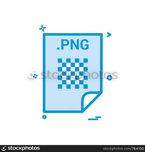 PNG application download file files format icon vector design