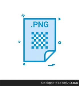 PNG application download file files format icon vector design