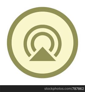 podcast circle icon