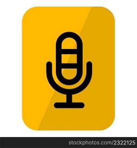 podcast microphone talk icon