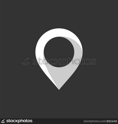 Point Map Icon Logo Template Illustration Design. Vector EPS 10.