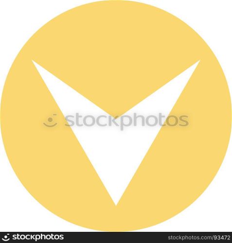 Pointer, arrow in modern flat style. Arrow button isolated on white background. Symbol for web design, site, app, UI.. Pointer, arrow in modern flat style. Arrow vector button isolated on white background. Symbol for web design, site, app, UI.