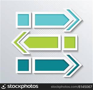 Pointer arrows. Graphic or website layout. Vector