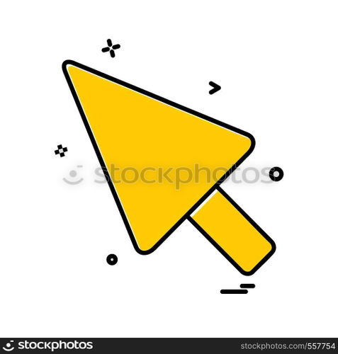 Pointer icon design vector