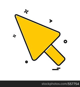 Pointer icon design vector