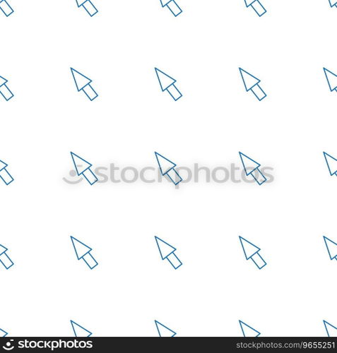 Pointer icon pattern seamless white background Vector Image