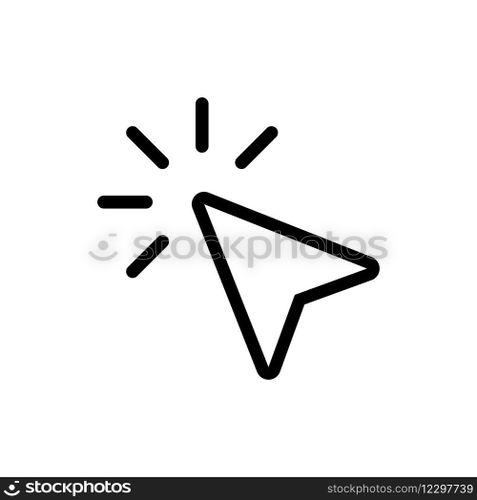 Pointer Icon Vector Simple Design
