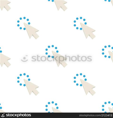 Pointing cursor pattern seamless background texture repeat wallpaper geometric vector. Pointing cursor pattern seamless vector