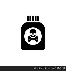 Poison bottle icon