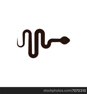 poison snake icon logo symbol