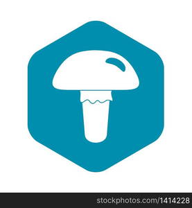 Poisonous mushroom icon. Simple illustration of poisonous mushroom vector icon for web. Poisonous mushroom icon, simple style